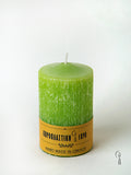 Χειροποίητο Κερί Scratch Αρωματικό Λαχανί 7x10cm