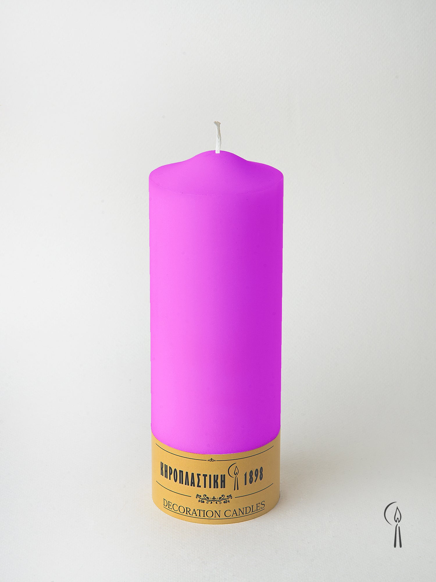 Κερί Κολώνα-Kορμός Φούξια 6x20cm