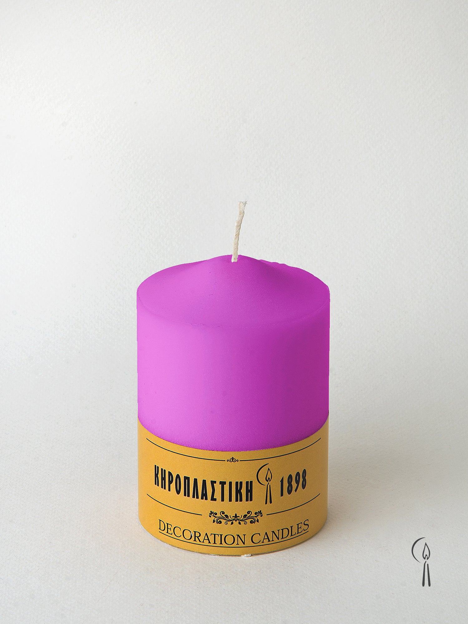 Κερί Κολώνα-Κορμός Φούξια 6x10cm