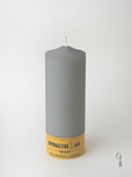 Κερί Κολώνα-Kορμός Γκρι 6x20cm