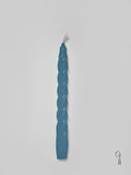 Κερι Κηροπηγίου Ελικοειδή Γαλάζιο 20cm