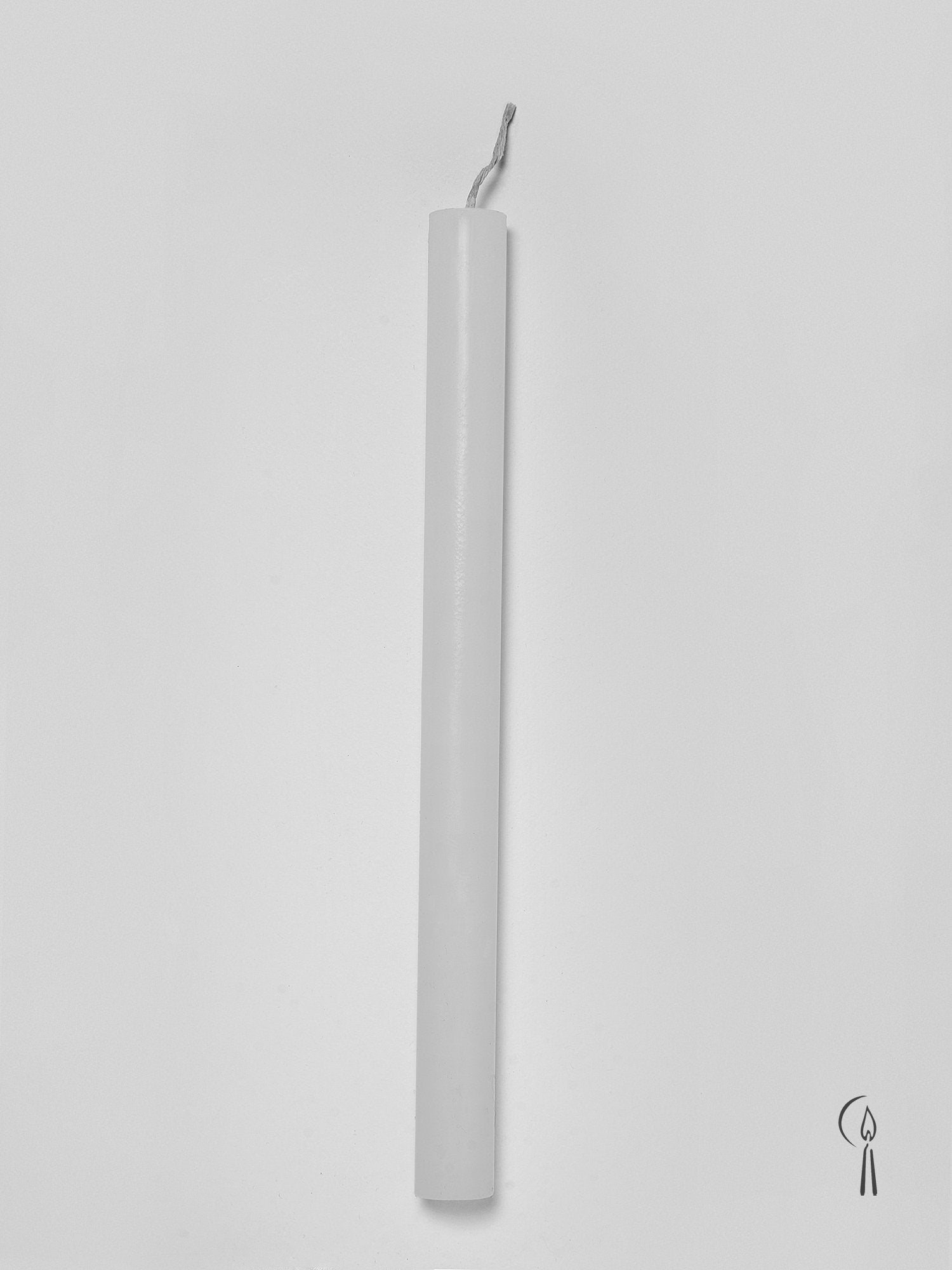 Λαμπάδα Κύλινδρος Λευκό 32cm