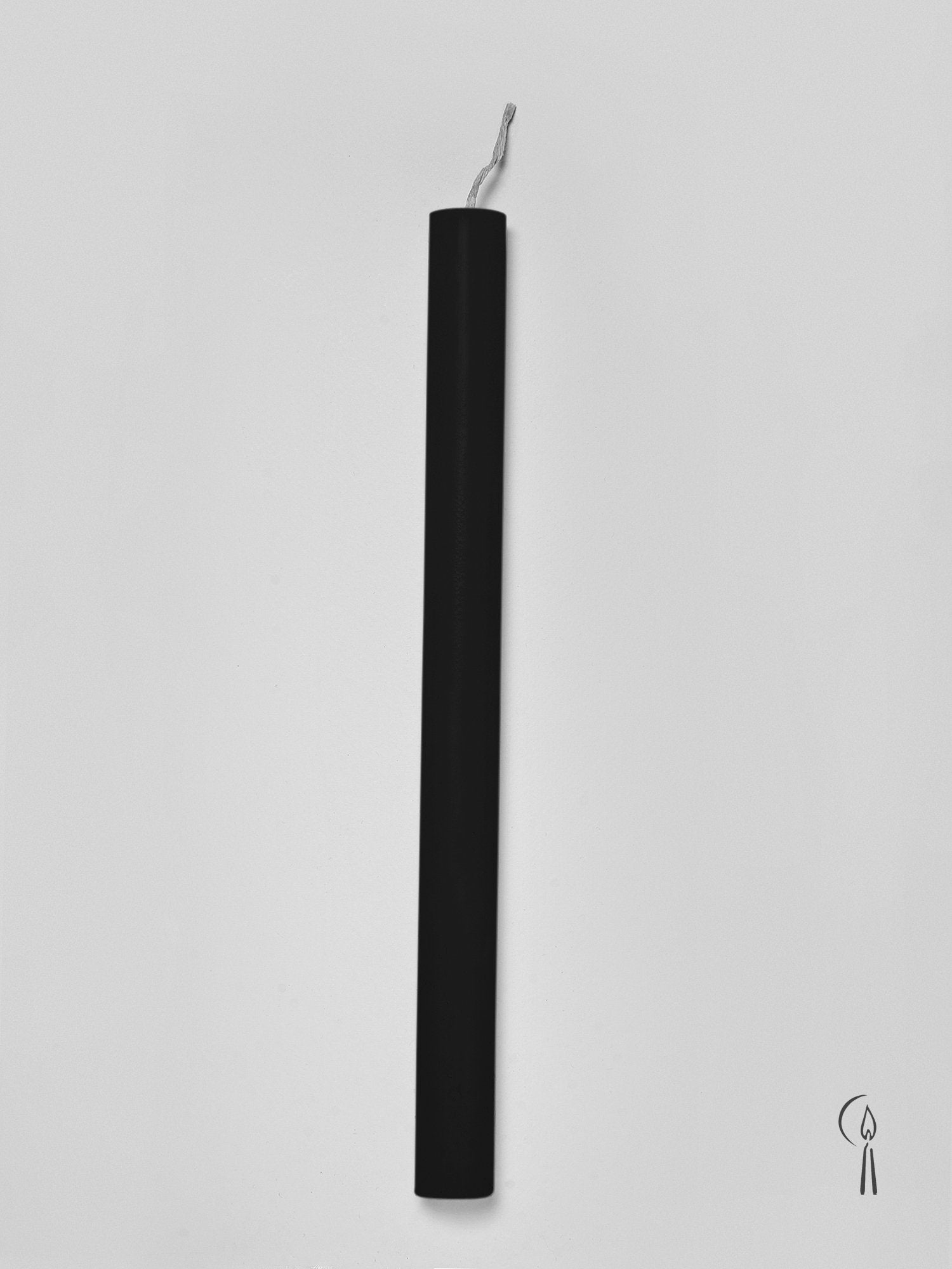 Λαμπάδα Κύλινδρος Μαύρο 32cm