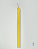 Λαμπάδα Πλάκε Κίτρινο 32cm