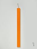 Λαμπάδα Πλακε Πορτοκαλί 32cm