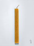 Λαμπάδα Πλακέ Scratch Κίτρινο 32cm