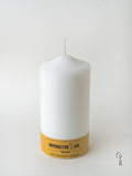 Κερί Κολώνα-Kορμός Λευκός 6x14cm