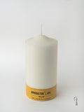 Κερί Κολώνα- Κορμός Εκρού 7x14 cm