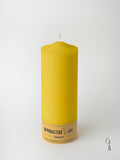 Κερί Κολώνα-Kορμός Κίτρινος 7x20cm