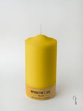Κερί Κολώνα-Κορμός Κίτρινος 6x14cm